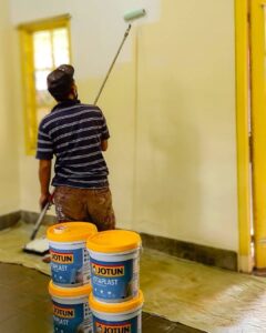 Pintar un piso para alquilarlo